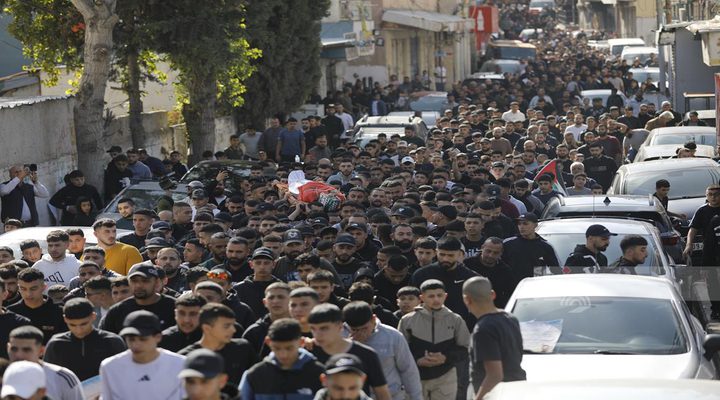 تشييع الشهيدين المربوع والمشايخ في الأمعري وكفر عقب