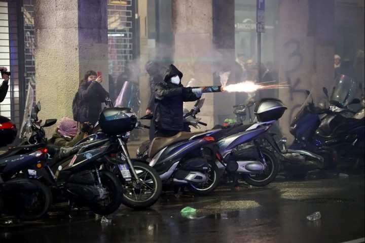 إيطاليا.. احتجاج ضد فريق مكابي تل أبيب الإسرائيلي