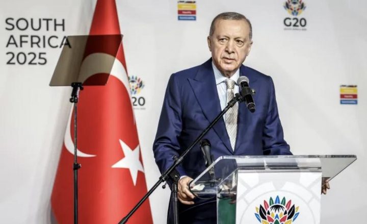 أردوغان: لا سلام عالميا دون إقامة دولة فلسطين على حدود 1967