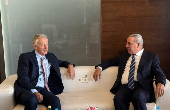 نائب الرئيس يبحث مع توني بلير وممثل أميركي ترتيبات "اليوم التالي" ومستقبل غزة