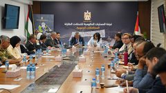 غرفة العمليات الحكومية تستعرض خطة الإغاثة والتعافي المبكر لقطاع العدل في غزة