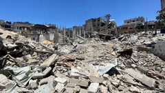 استئناف البحث عن جثة اسرائيلي وجيش الاحتلال ينسف مربع سكني وسط القطاع