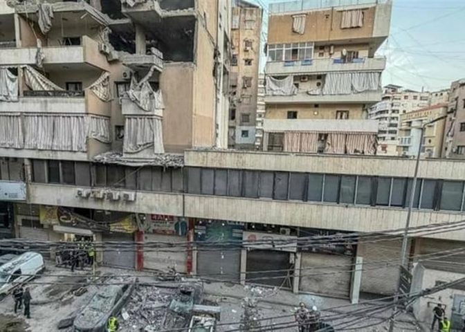 الولايات المتحدة تطلب من لبنان إعادة صاروخ لم ينفجر في الضاحية الجنوبية
