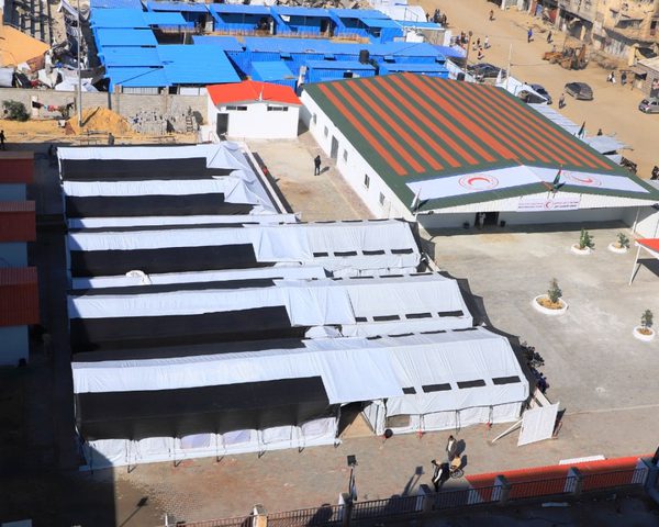 "الهلال الأحمر" تفتتح مستشفى تأهيل مرضى ومصابين في خان يونس