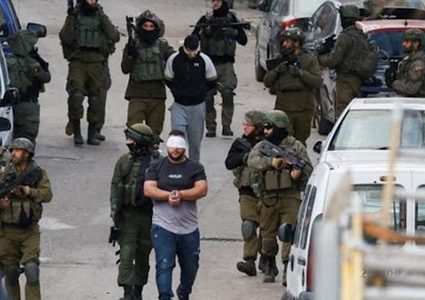 الاحتلال يعتقل أربعة مواطنين من نابلس