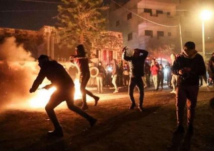 مواجهات مع الاحتلال في نعلين غرب رام الله