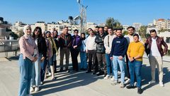 زيارة علمية لطلبة جامعة النجاح للاطلاع على آليات الرصد الجوي والتنبؤ المناخي