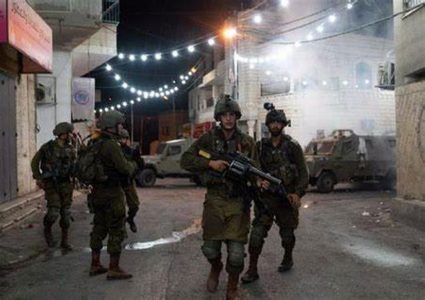 مواجهات مع الاحتلال في قرية المغير شرق رم الله