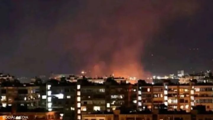 استهداف محيط مطار المزة العسكري بدمشق بقذائف مجهولة المصدر