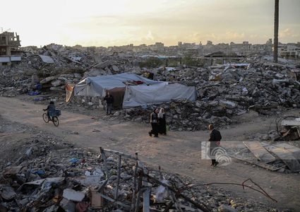 الاحتلال يعدم طفلا ويدهسه بالدبابة وسط قطاع غزة