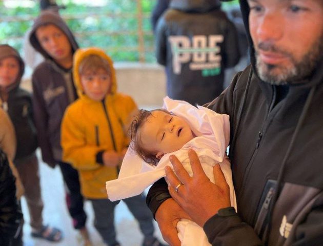 وفاة رضيعة في خانيونس جنوب قطاع غزة بسبب البرد القارس