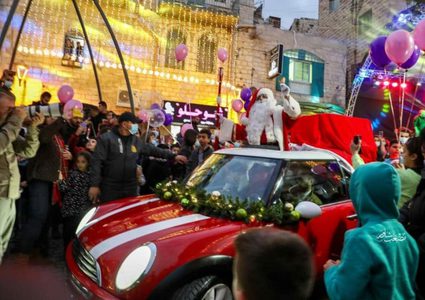 افتتاح السوق السنوي الخامس والعشرين للميلاد في بيت لحم