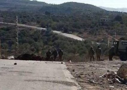 مواجهات مع الاحتلال في قرية عابود