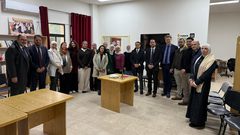 القنصل العام الفرنسي يزور قسم اللغة الفرنسية في جامعة النجاح الوطنية