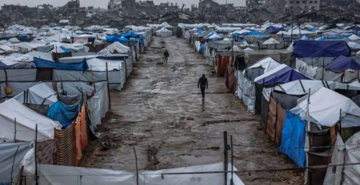 بلدية غزة: الأوضاع في القطاع صعبة جراء المنخفض الجوي