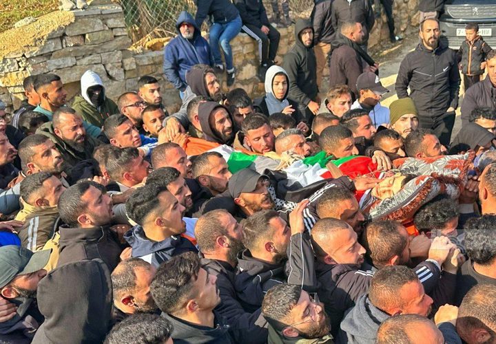 "حزنٌ كبيرٌ ودموع" تشييع حاشد للشهيد الفتى مهيب أحمد جبرين (16 عام) الذي ارتقى اليوم برصاص مستوطن في تقوع جنوب شرقي بيت لحم.