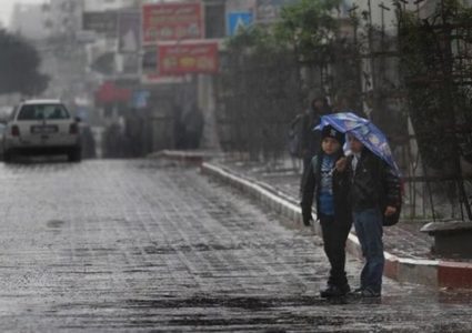 حالة الطقس: أمطار على معظم المناطق قد تكون مصحوبة بعواصف رعدية وحبات من البرد