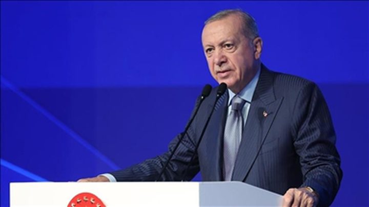 أردوغان: نقف بثبات إلى جانب الشعب الفلسطيني وسنواصل النضال لتحقيق العدالة في غزة