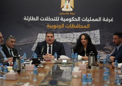 العمليات الحكومية تستعرض خطة النقل والمواصلات للتعافي وإعادة الإعمار في غزة