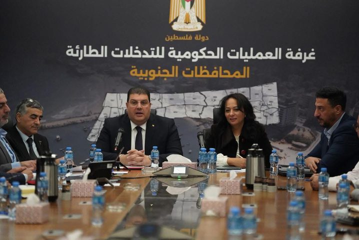 العمليات الحكومية تستعرض خطة النقل والمواصلات للتعافي وإعادة الإعمار في غزة