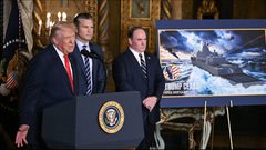 ترامب يعلن إطلاق مشروع "أكبر سفينة حربية في التاريخ"