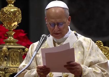 في أول حضور له.. البابا ليو الرابع عشر يسلط الضوء على معاناة الفلسطينيين في غزة