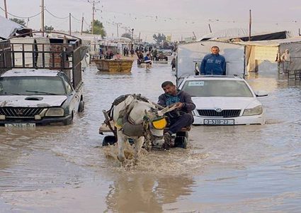 رفع حالة الطوارئ لمواجهة آثار المنخفض الجوي في غزة