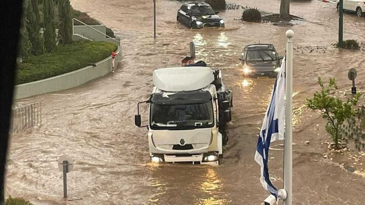 الأرصاد الإسرائيلية تحذر من أمطار غزيرة وفيضانات محتملة من الشمال حتى النقب