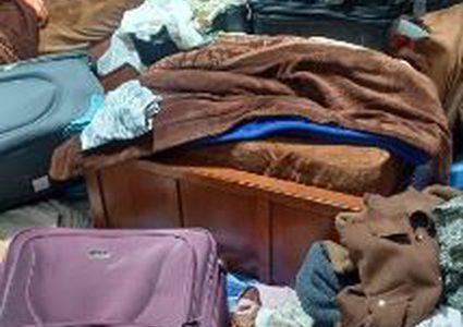 جانب من الخراب والدمار الذي خلّفته قوات الاحتلال عقب مداهمة منازل الأهالي خلال اقتحام بلدة جبع جنوب جنين.