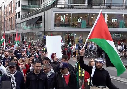 ستوكهولم: تظاهرة احتجاجا ورفضا لاستمرار الانتهاكات الإسرائيلية في غزة