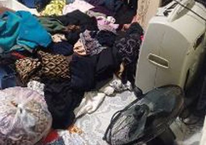 جانب من الخراب والدمار الذي خلّفته قوات الاحتلال عقب مداهمة منازل الأهالي خلال اقتحام بلدة جبع جنوب جنين.