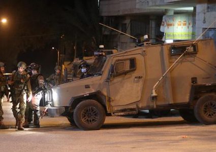 الاحتلال يقتحم المنطقة الشرقية من نابلس