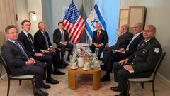 قبل لقاء ترامب : نتنياهو يجتمع مع وزيري الحرب والخارجية الأميركيين