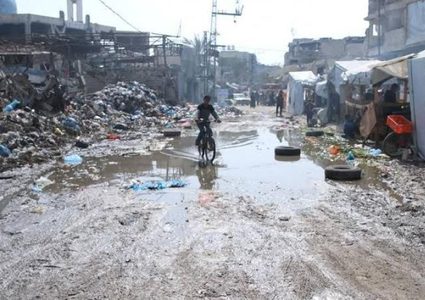 بلدية غزة: تحديات في مواجهة المنخفض الجوي بسبب تدمير شبكات التصريف ونقص الوقود