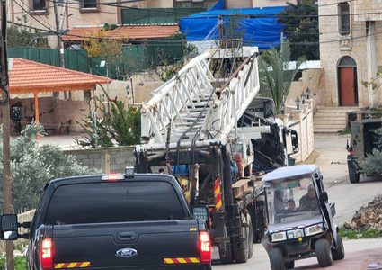 الاحتلال يستولي على معدات عمل لتشغيل بئر ارتوازية في قراوة بني حسان