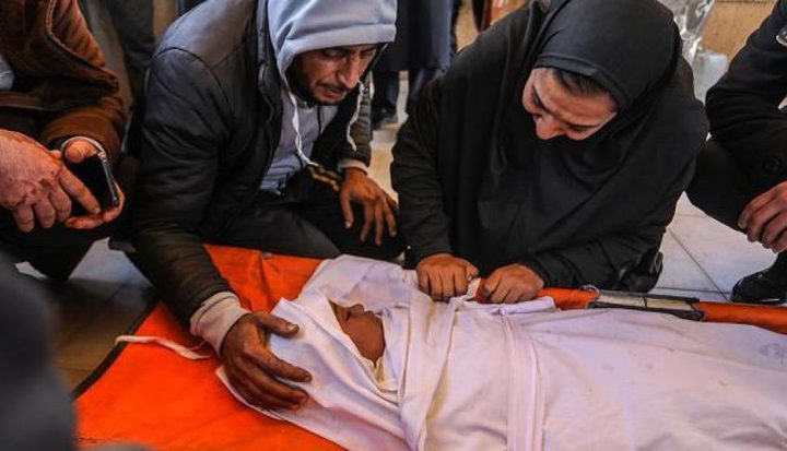 استشهاد طفل برصاص الاحتلال في جباليا النزلة شمال قطاع غزة