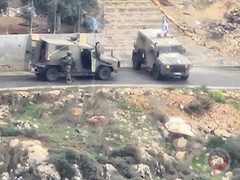 الاحتلال يجرف طريقا زراعيا في قرية ياسوف شرق سلفيت