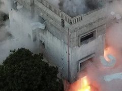 الاحتلال يفجر شقة سكنية ويعتقل ٤ مواطنين من نابلس