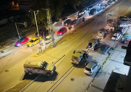 قوات الاحتلال تقتحم عدة قرى وبلدات في محافظة نابلس