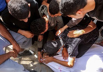 استشهاد مواطن برصاص مسيرة للاحتلال شرق مدينة خان يونس