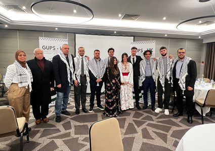 اتحاد طلبة فلسطين في بريطانيا يقيم نشاطا وطنيا لطلبة تم إجلاؤهم من قطاع غزة