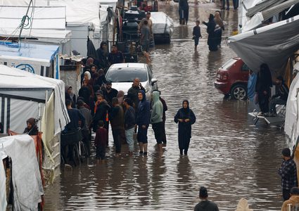 غزة تواجه أزمة صحية وإنسانية متصاعدة بسبب المنخفض الجوي