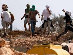 مستوطنون يهاجمون قريتي المغير ويبرود