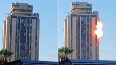 سوريا.. استهداف مبنى محافظة حلب بطائرة مسيرة