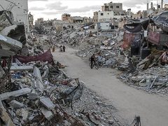 نسف منازل بالتفاح وبيت لاهيا وغارات جوية جنوب ووسط القطاع