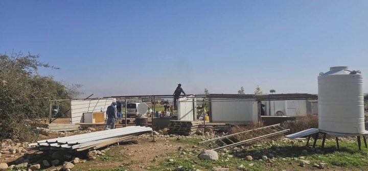 عائلات من شلال العوجا تفكك مساكنها قسرًا تحت ضغط اعتداءات المستوطنين