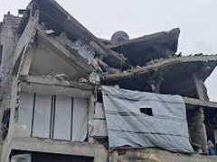 غزة: 4 شهداء جراء انهيار مبانٍ متضررة بفعل العدوان مع اشتداد الرياح والأمطار