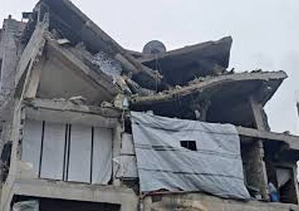 غزة: 4 شهداء جراء انهيار مبانٍ متضررة بفعل العدوان مع اشتداد الرياح والأمطار