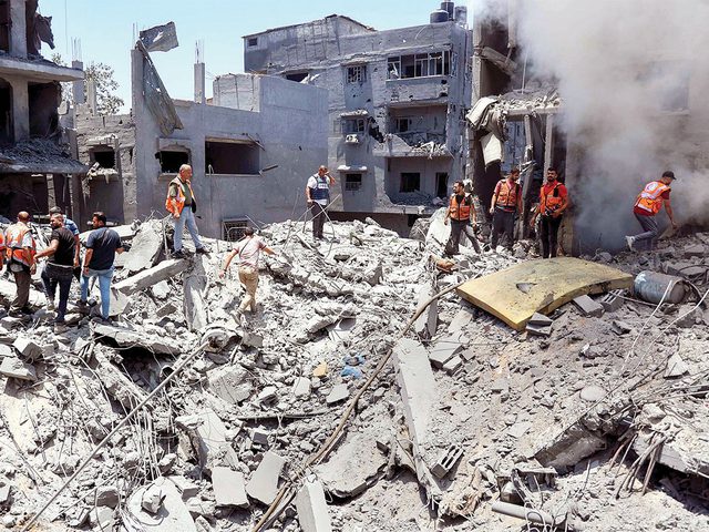 71,439 شهيدًا و171,324 إصابة في غزة منذ بدء العدوان