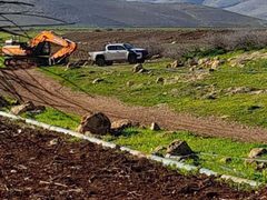 الاحتلال يقتحم منطقة عاطوف شرق طمون برفقة جرافات